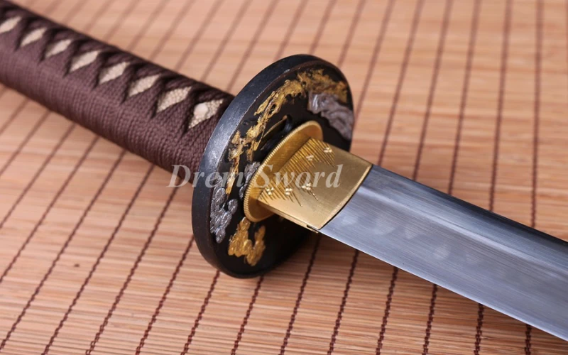 High quality Clay tempered katana sword  japanese samurai sword Choji hamon T10 steel full tang sharp battle ready.