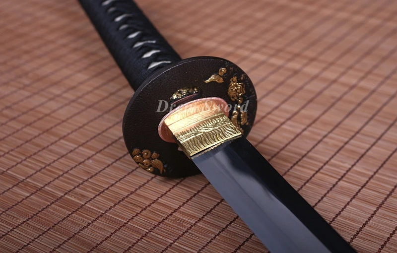 High quality Shihozume Clay Tempered Lamination Blade Japanese samurai Katana Sword Battle Ready sharp.Drem7011