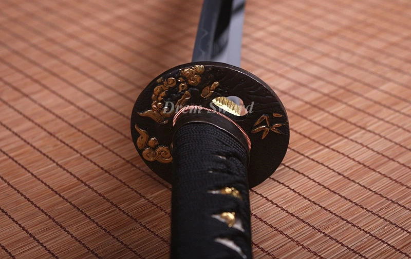 High quality Shihozume Clay Tempered Lamination Blade Japanese samurai Katana Sword Battle Ready sharp.Drem7011