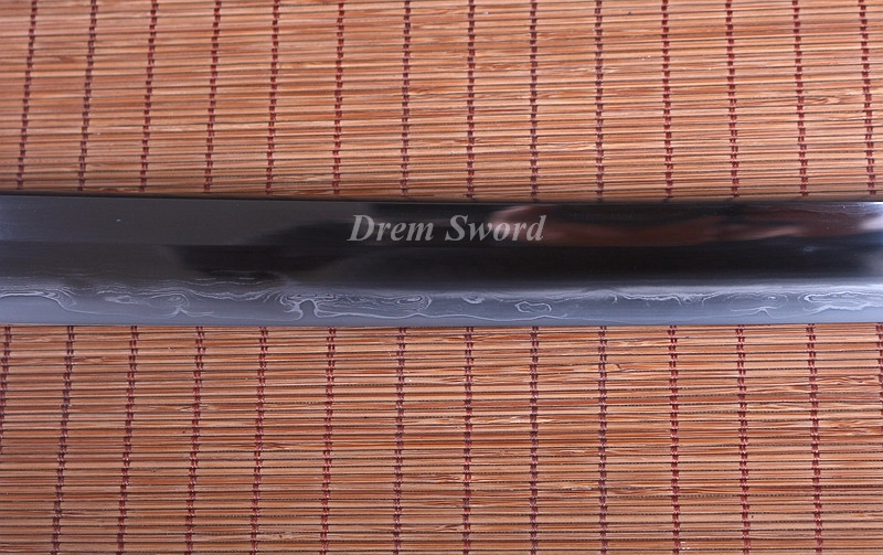 High quality Shihozume Clay Tempered Lamination Blade Japanese samurai Katana Sword Battle Ready sharp.Drem7011