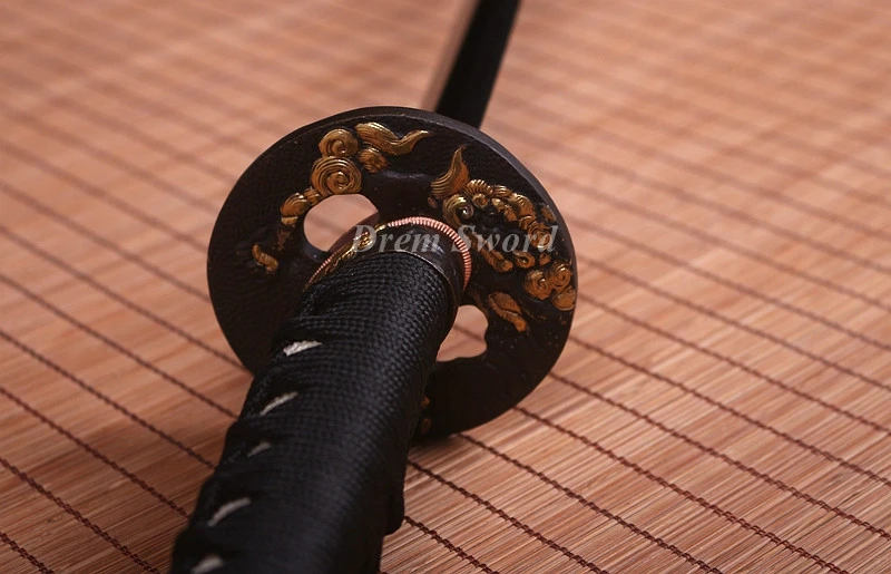 High quality Shihozume Clay Tempered Lamination Blade Japanese samurai Katana Sword Battle Ready sharp.Drem7011