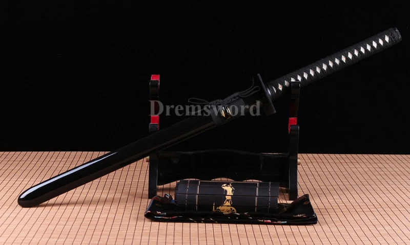 hand forge Japanese Samurai Sword 9260 Spring Steel ninja battle ready full tang H203.