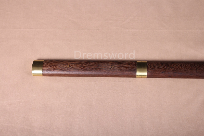 Clay Tempered T10 Steel Japanese Samurai Sword Katana Rosewood Shirasaya Sharp. Drem4109.