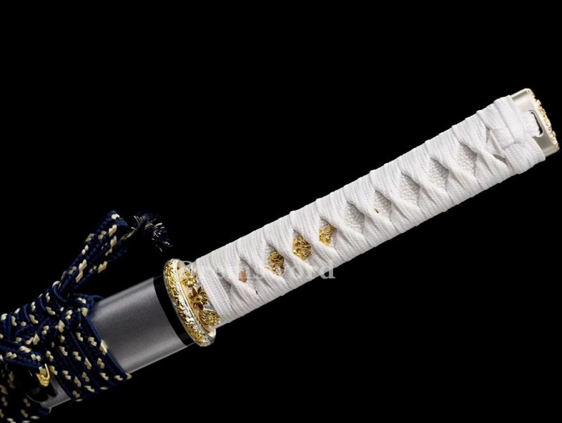 High quality Clay tempered T10 steel japanese samurai wakizashi sword  full tang battle ready sharp Drem6234.