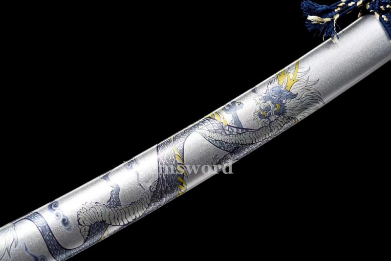 High quality Clay tempered T10 steel japanese samurai wakizashi sword  full tang battle ready sharp Drem6234.