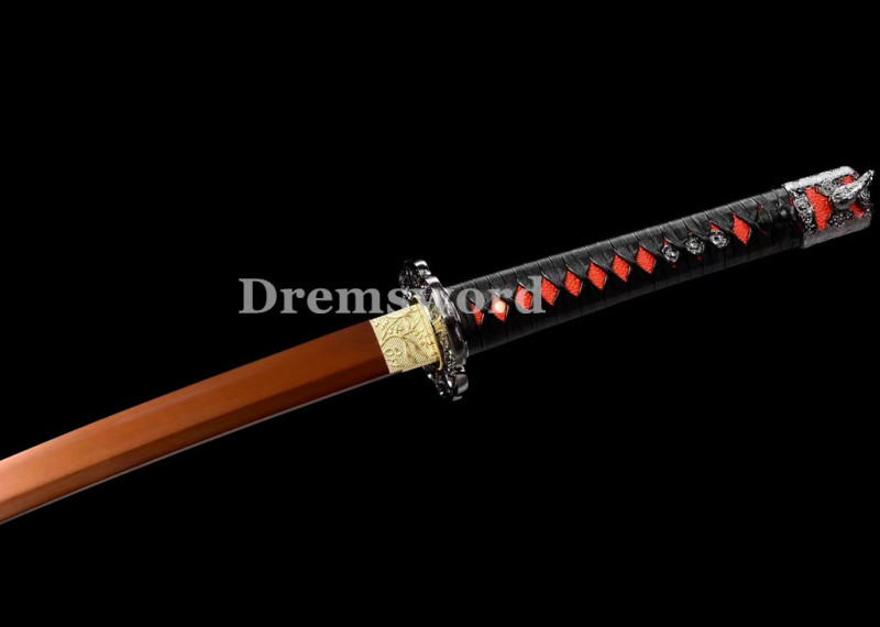 High quality shadows die twice Katana Japanese Samurai Sword 1095 High Carbon Steel full tang battle ready sharp alloy tsuba Drem2110.