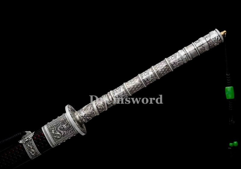 Rare Top quality Chinese qing dynasty dao    laminated folded Steel Battle Ready Kang Xi Saber 康熙战刀 Sharp Broadsword. Drem3112.