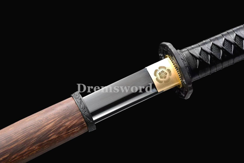 High quality Katana Japanese Samurai Sword (98军刀）1095 High Carbon Steel full tang battle ready sharp alloy tsuba Drem2105.