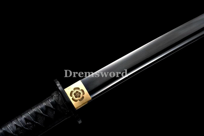 High quality Katana Japanese Samurai Sword (98军刀）1095 High Carbon Steel full tang battle ready sharp alloy tsuba Drem2105.