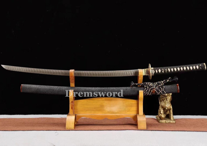 Handmade damascus folded steel sharp japanese samurai katana sword battle ready Drem3120.