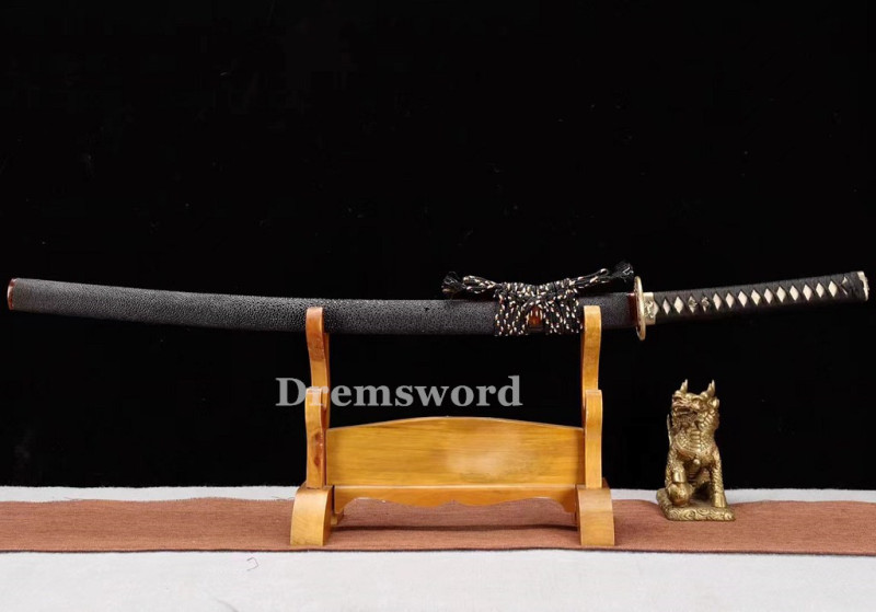 Handmade damascus folded steel sharp japanese samurai katana sword battle ready Drem3120.