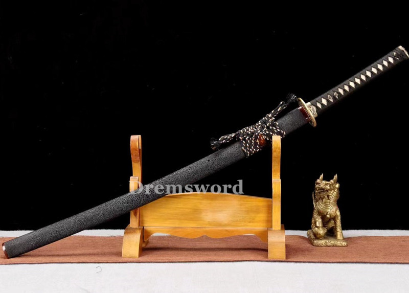 Handmade damascus folded steel sharp japanese samurai katana sword battle ready Drem3120.