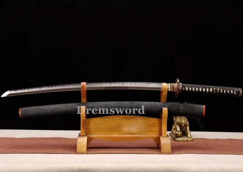 handmade Shihozume steel handmade Japanese Sword Samurai Katana sharp full tang .Drem-V715.