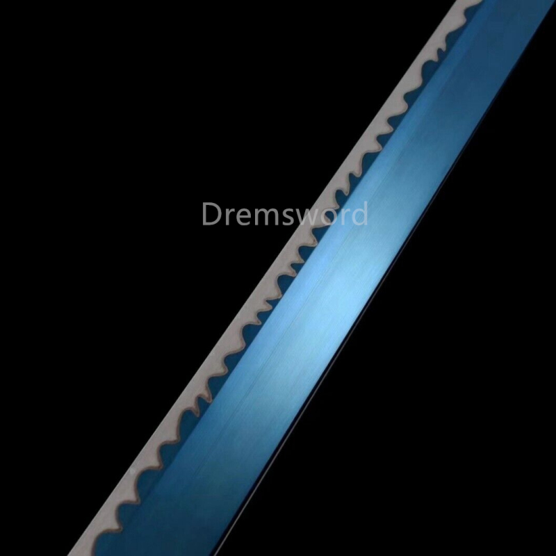 High quality 1095 High Carbon Steel Ninjato Ninja Straight Sword Battle Blue Blade Samurai Drem2121.