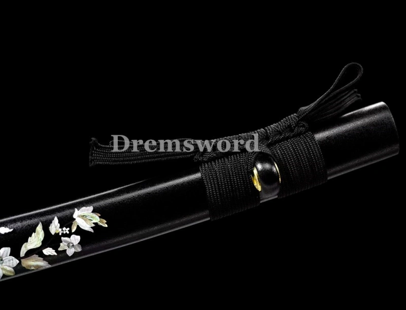 High quality katana Japanese Samurai Sword 1095 High Carbon Steel full tang battle ready sharp alloy tsuba Drem2103.