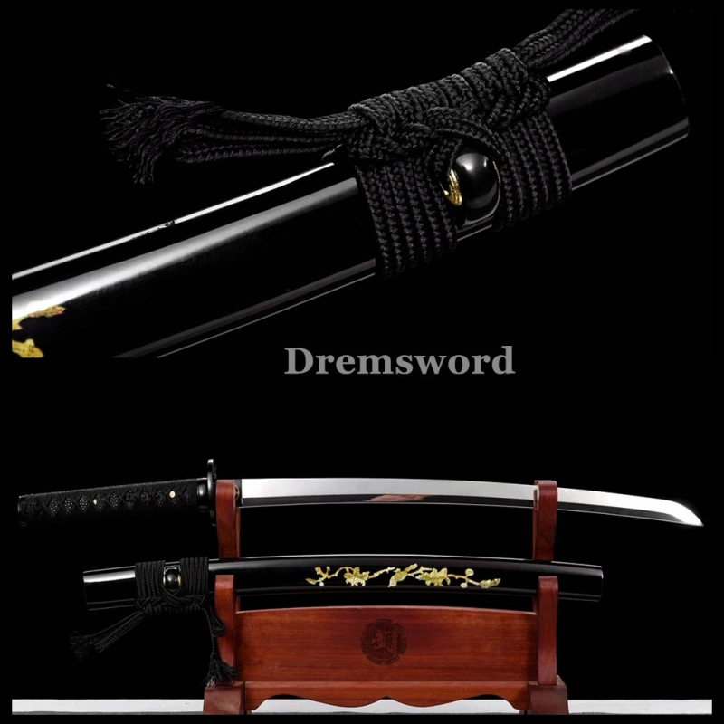 Japanese samurai Sword  Wakizashi 1095 carbon steel blade battle ready Drem2102.