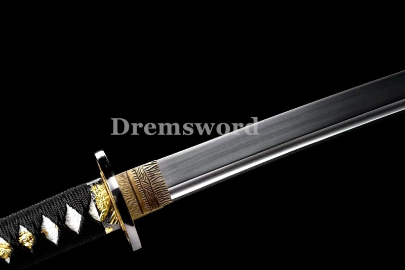 High quality katana Japanese Samurai Sword 1095 High Carbon Steel full tang battle ready sharp alloy tsuba Drem2103.