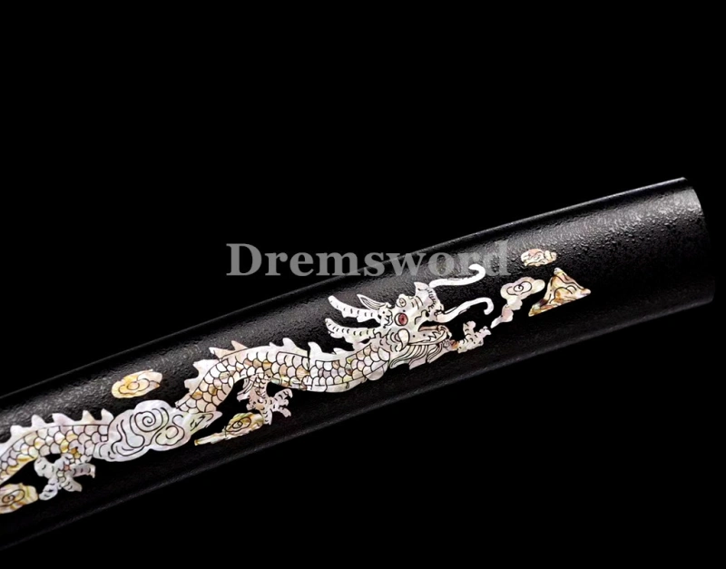 High quality Mini Tanto Japanese Samurai Sword 1095 High Carbon Steel full tang  Sharp Alloy Tsuba Drem2100.