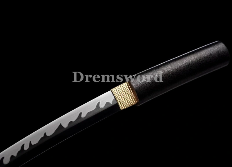 High quality Mini Tanto Japanese Samurai Sword 1095 High Carbon Steel full tang  Sharp Alloy Tsuba Drem2100.