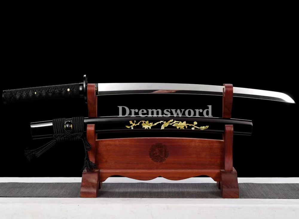 Japanese samurai Sword  Wakizashi 1095 carbon steel blade battle ready Drem2102.