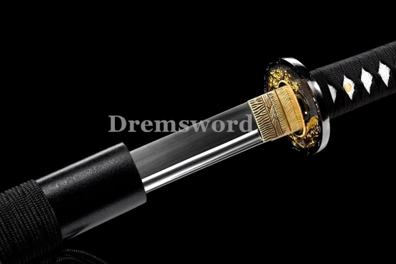 High quality katana Japanese Samurai Sword 1095 High Carbon Steel full tang battle ready sharp alloy tsuba Drem2103.