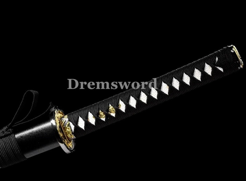 High quality katana Japanese Samurai Sword 1095 High Carbon Steel full tang battle ready sharp alloy tsuba Drem2103.