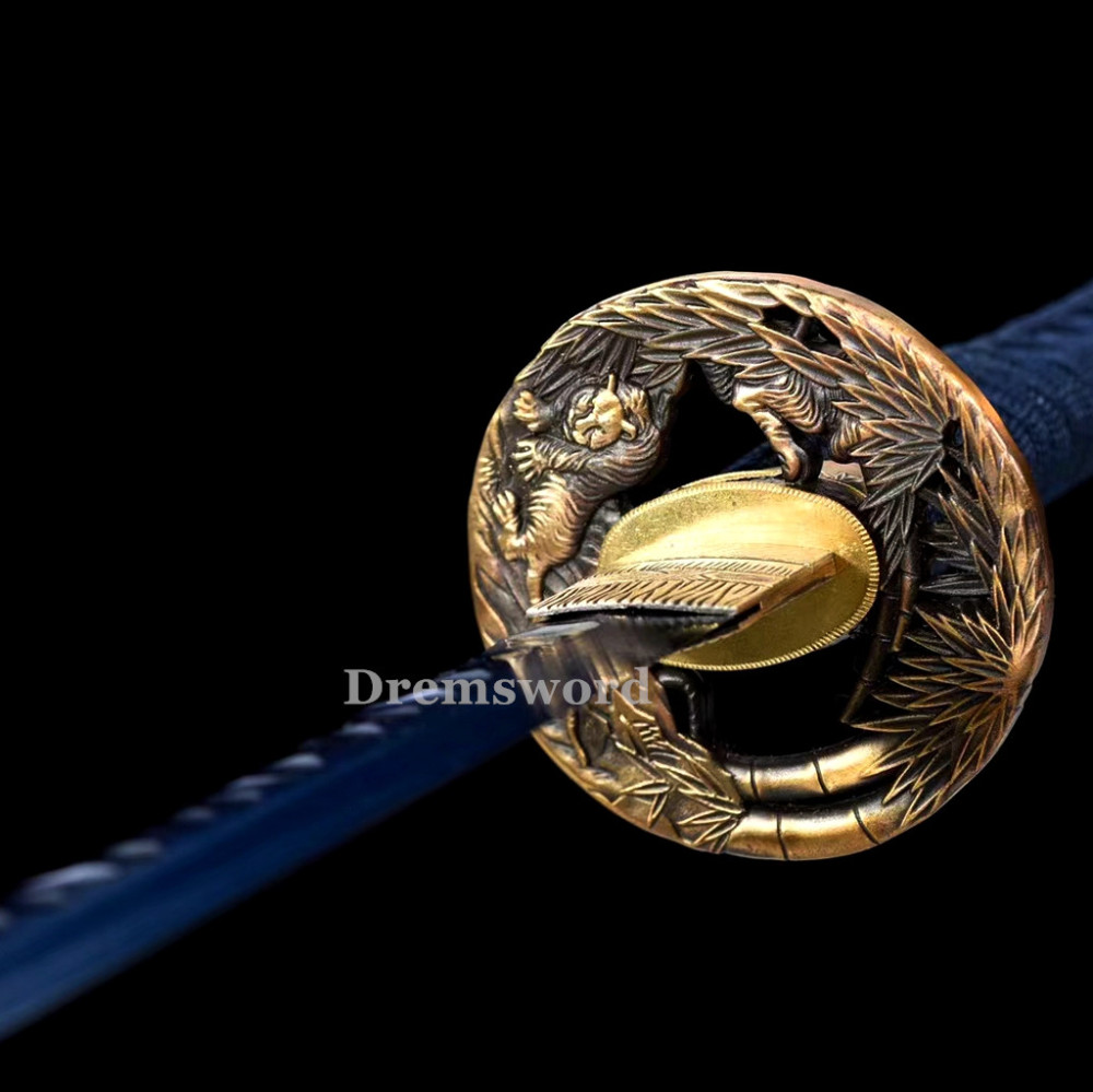 1095 High Carbon Steel  Japanese Sword Samurai Full Tang Sword Battle Ready Real Sharp Drem295.