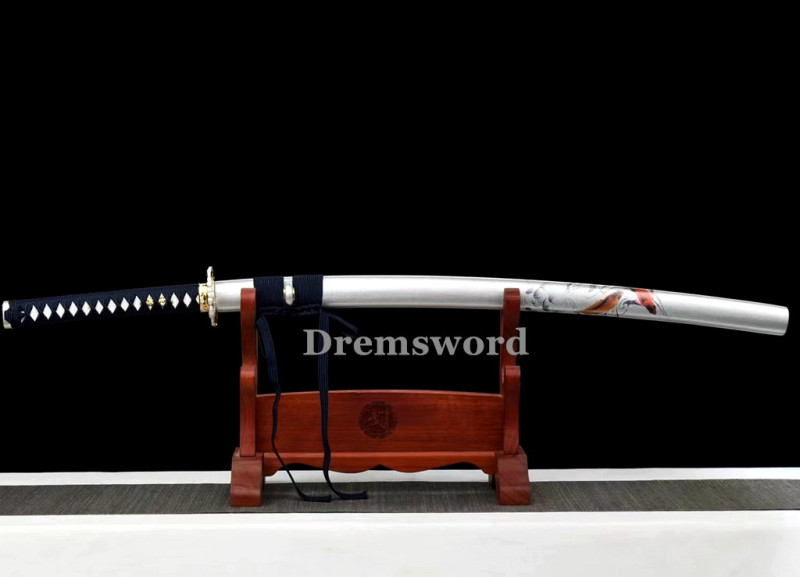 1095 High Carbon Steel  japanese sword samurai Full Tang Sword Battle Ready real sharp Drem297.