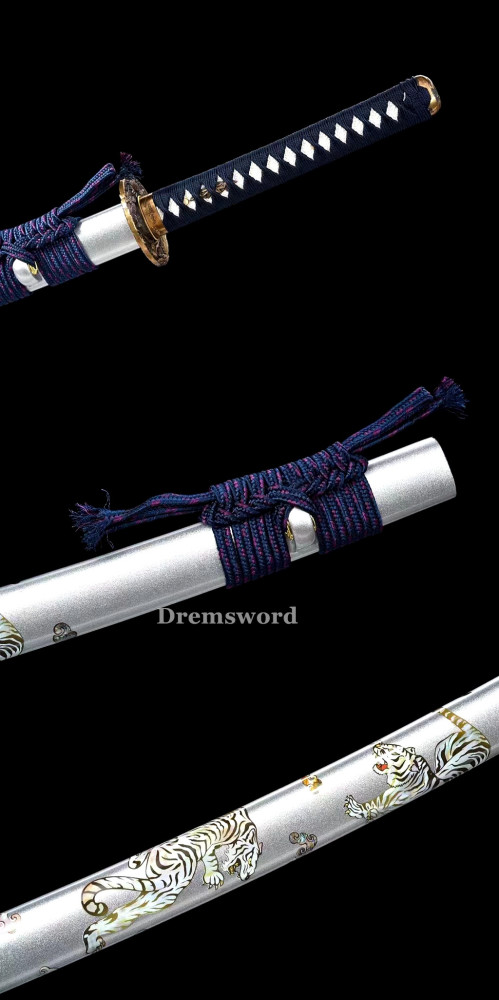 1095 High Carbon Steel  Japanese Sword Samurai Full Tang Sword Battle Ready Real Sharp Drem295.