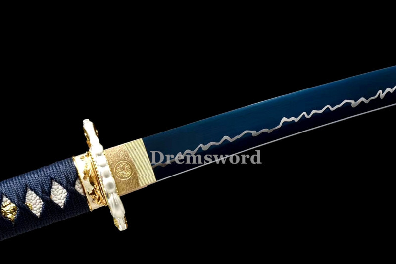 1095 High Carbon Steel  japanese sword samurai Full Tang Sword Battle Ready real sharp Drem297.