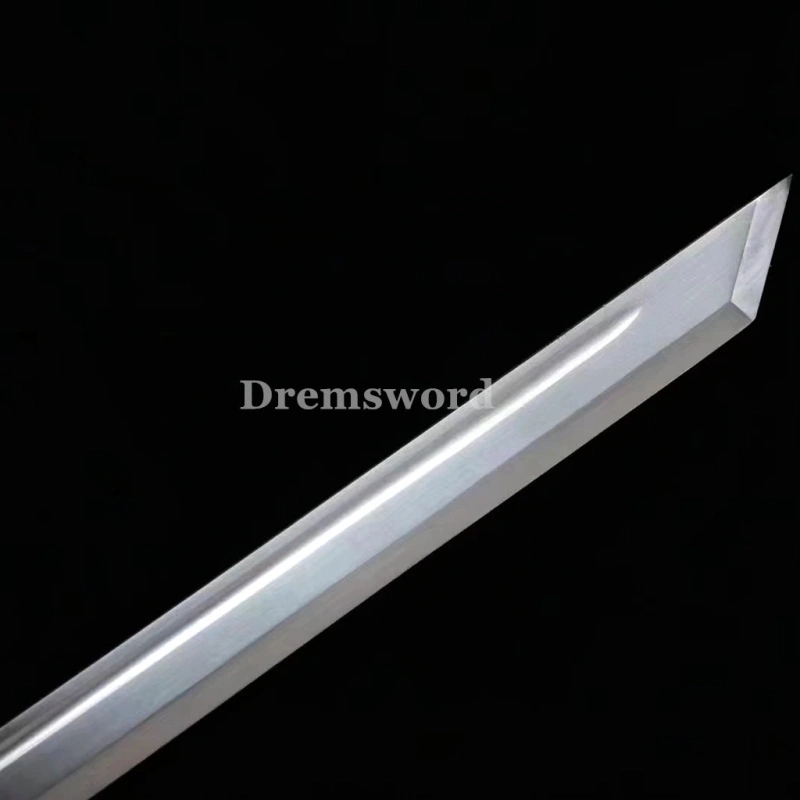 1095 High Carbon Steel Japanese Shirasaya sword samurai  Full Tang Sword Battle Ready Drem299.