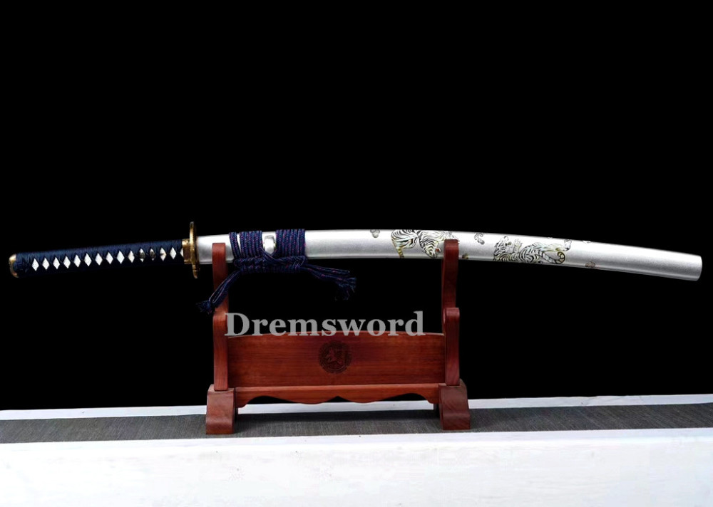 1095 High Carbon Steel  Japanese Sword Samurai Full Tang Sword Battle Ready Real Sharp Drem295.