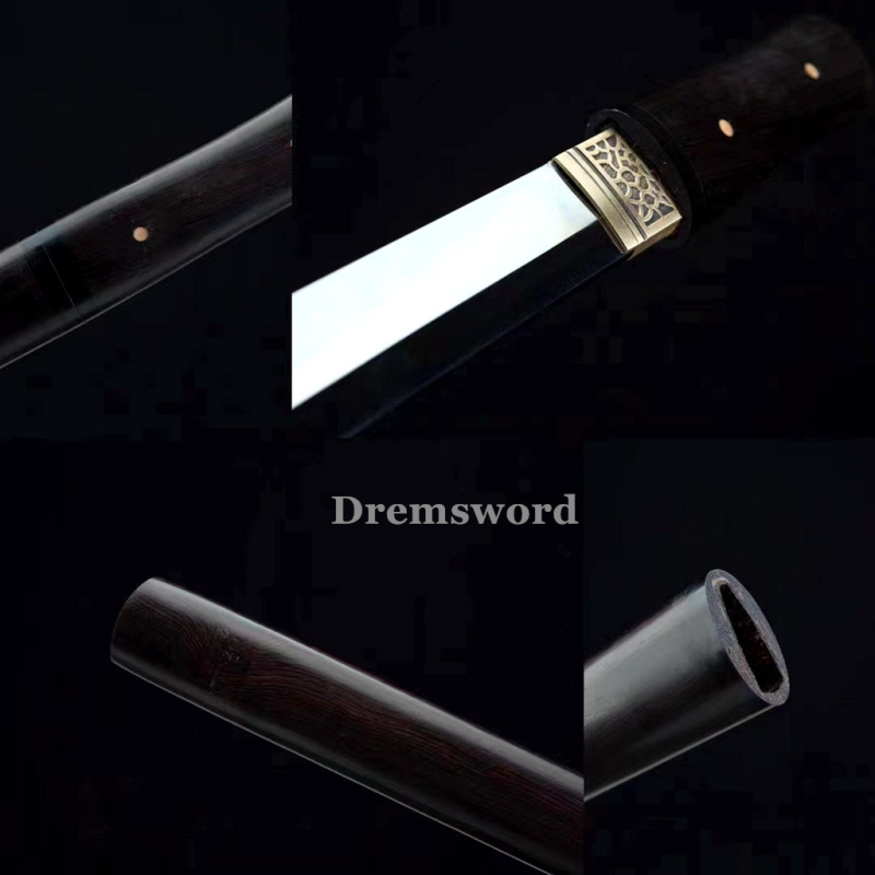 High quality Mini knife Chinese Tang dynasty dao Sword 9260 High Carbon Steel full tang  Sharp Drem298.