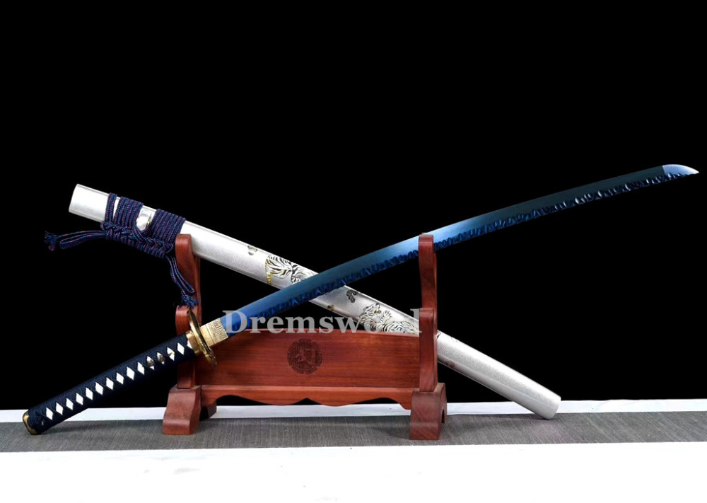 1095 High Carbon Steel  Japanese Sword Samurai Full Tang Sword Battle Ready Real Sharp Drem295.
