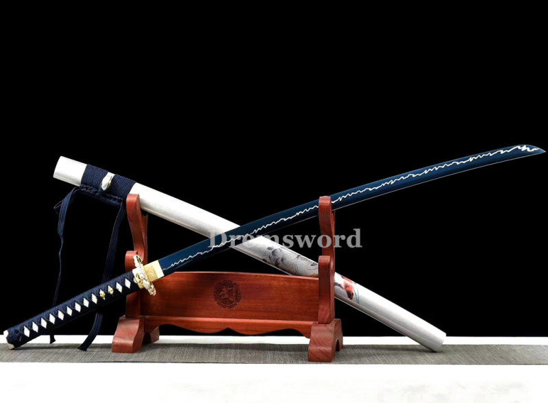 1095 High Carbon Steel  japanese sword samurai Full Tang Sword Battle Ready real sharp Drem297.
