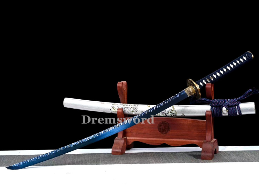 1095 High Carbon Steel  Japanese Sword Samurai Full Tang Sword Battle Ready Real Sharp Drem295.