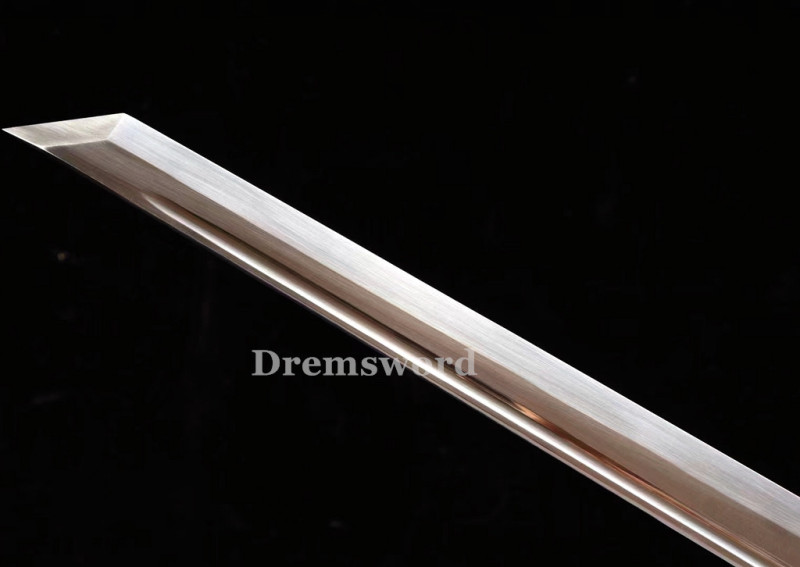1095 High Carbon Steel Chinese Tang dynasty dao   sword (环首刀）  Full Tang Sword Battle Ready Drem296.