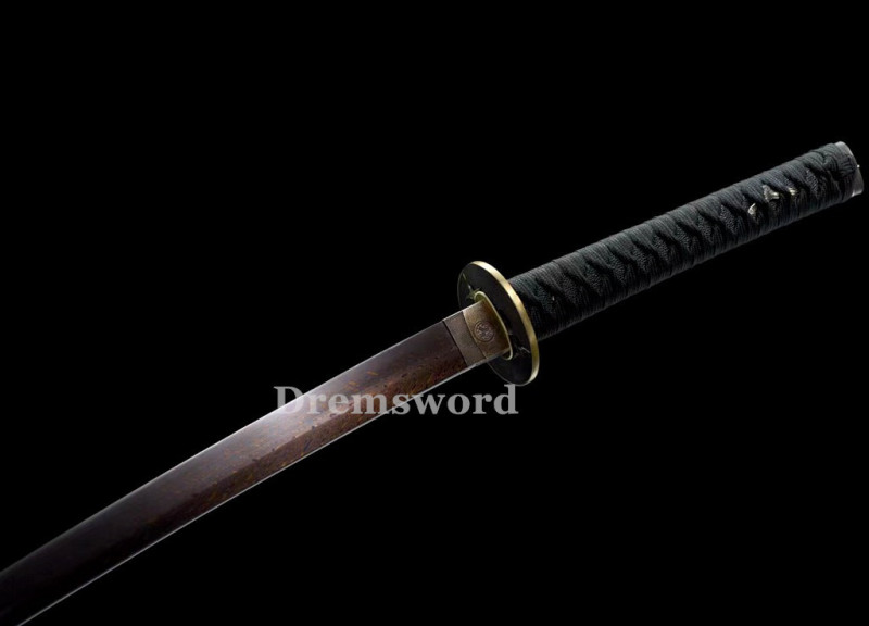 Handmade damascus folded steel sharp japanese samurai katana real sword battle ready Drem 3118.