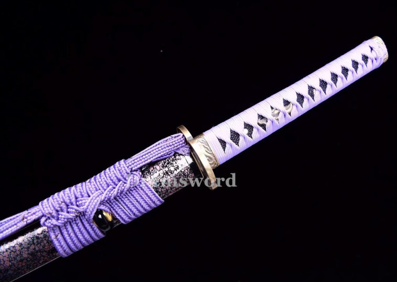 Handmade damascus folded steel sharp japanese samurai katana real sword battle ready Drem3113.