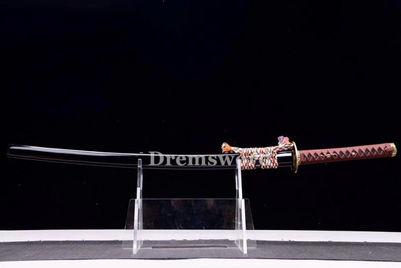 Handmade damascus folded steel sharp japanese samurai katana real sword battle ready Drem3111.