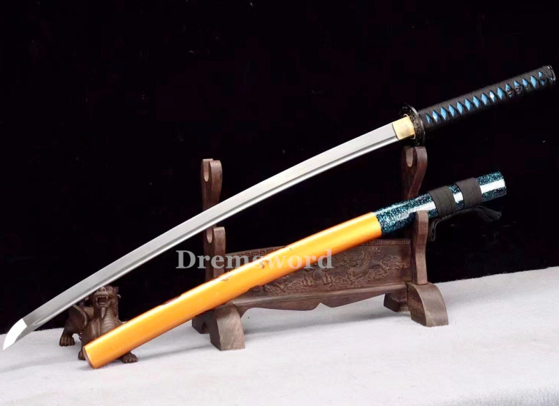 1095 High Carbon Steel  Japanese Sword Samurai Full Tang Sword Battle Ready Real Sharp Drem290.