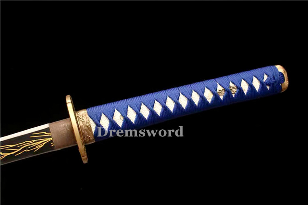 1095 High Carbon Steel  Japanese Sword Samurai Full Tang Sword Battle Ready Real Sharp Drem289.