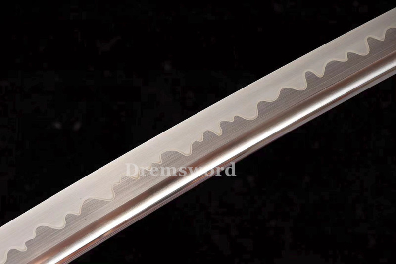 1095 High quality  Carbon Steel  Japanese Sword Samurai Full Tang Sword Battle Ready Real Sharp Drem288.