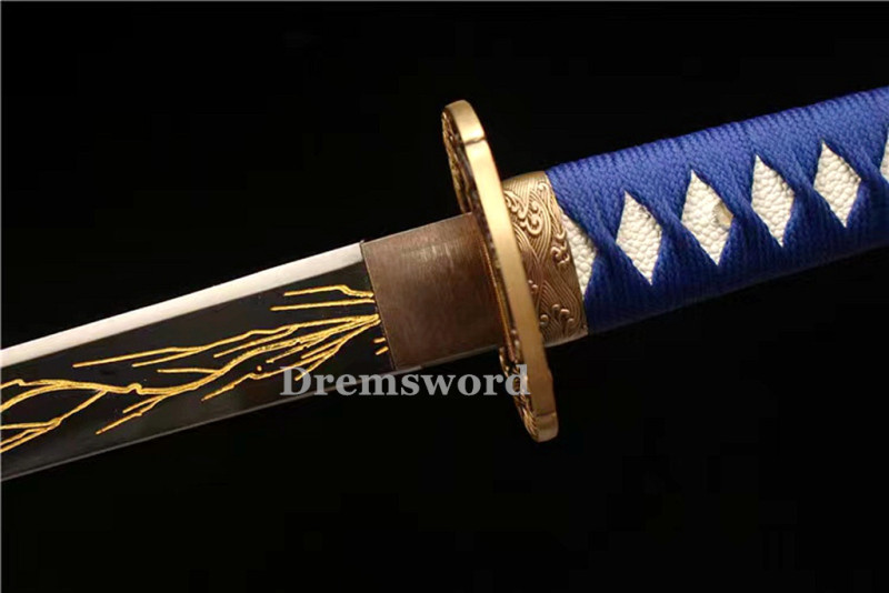 1095 High Carbon Steel  Japanese Sword Samurai Full Tang Sword Battle Ready Real Sharp Drem289.