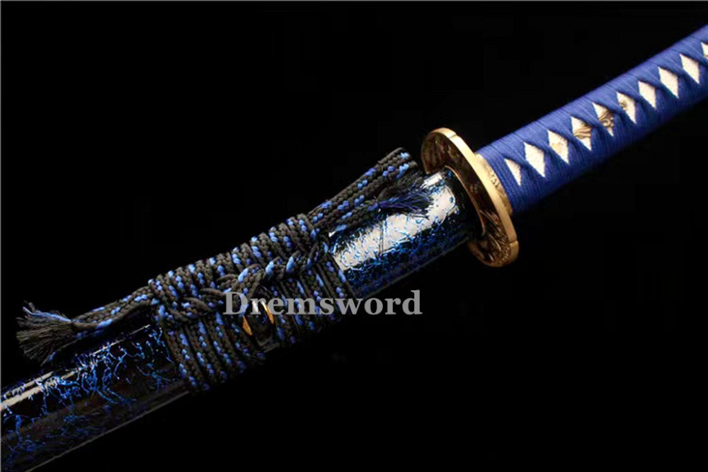 1095 High Carbon Steel  Japanese Sword Samurai Full Tang Sword Battle Ready Real Sharp Drem289.