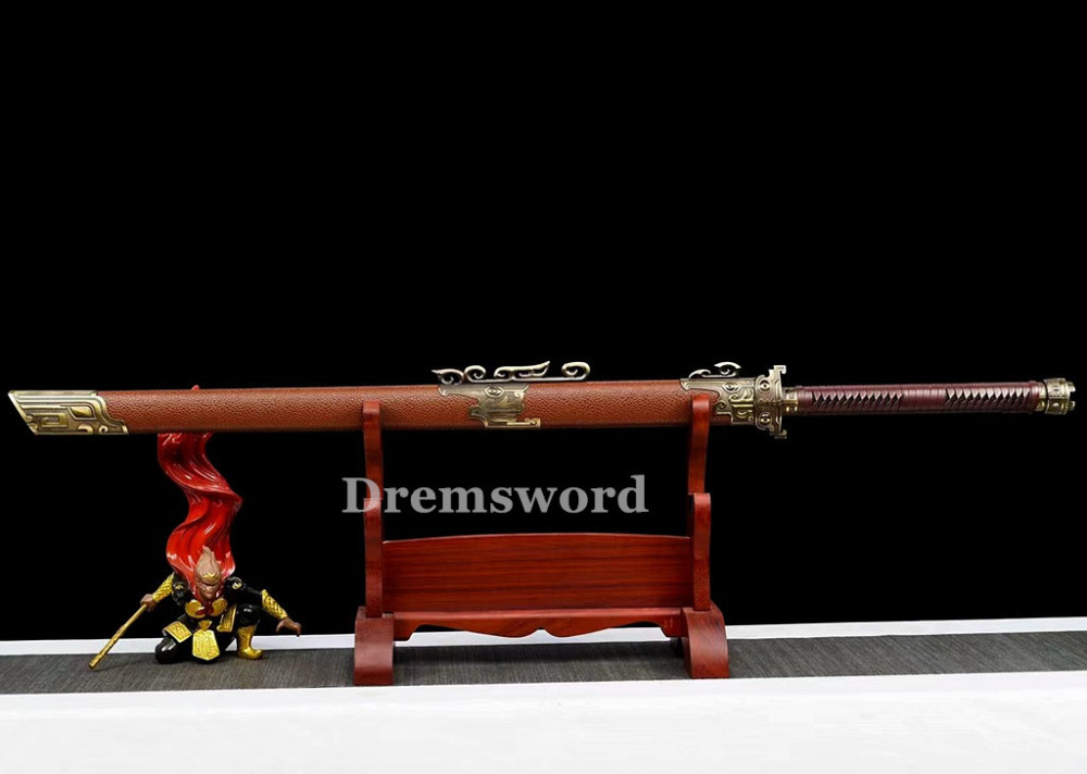 1095 High Carbon Steel  Chinese Tang dynasty dao 唐横刀Sword Full Tang Sword Battle Ready Real Sharp.Drem-V3101.