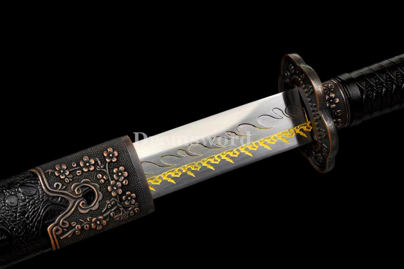 1095 High quality  Carbon Steel  Chinese绣春刀 dao Sword Full Tang Sword Battle Ready Real Sharp Drem2107.