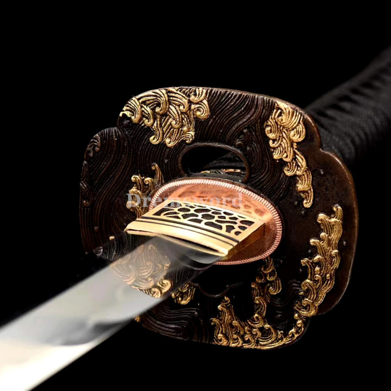 handmade Shihozume steel handmade Japanese Sword Samurai Katana sharp full tang .Drem514.