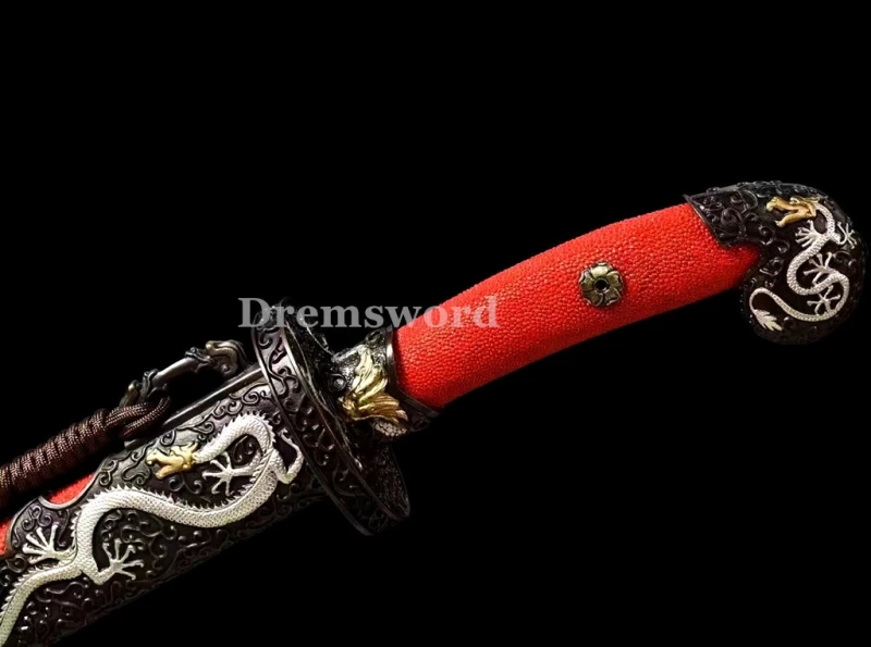 Kobuse Clay Tempered  Lamination Blade Battle Ready Chinese Qing Dyansty Dao Sword sharp.Drem515.