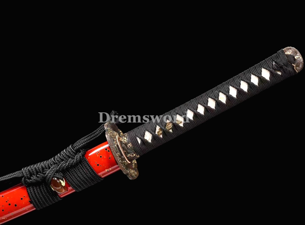 handmade Shihozume steel handmade Japanese Sword Samurai Katana sharp full tang .Drem514.